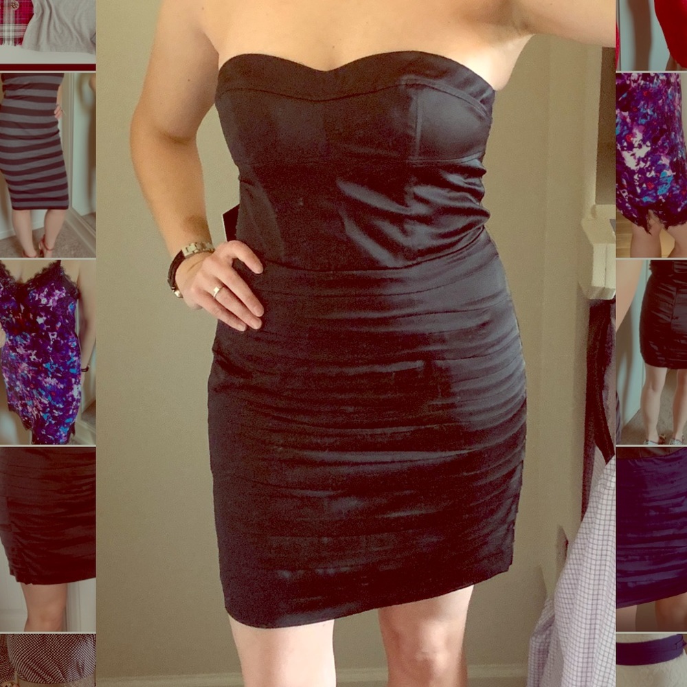NWT Express Sexy LBD Corset Dress